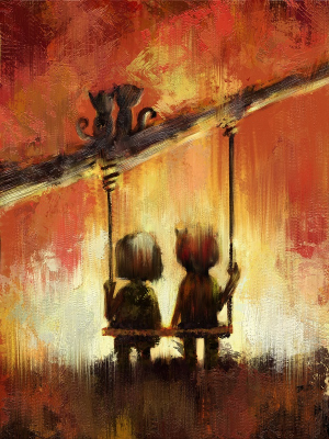 عکس با کیفیت نقاشی دوستی